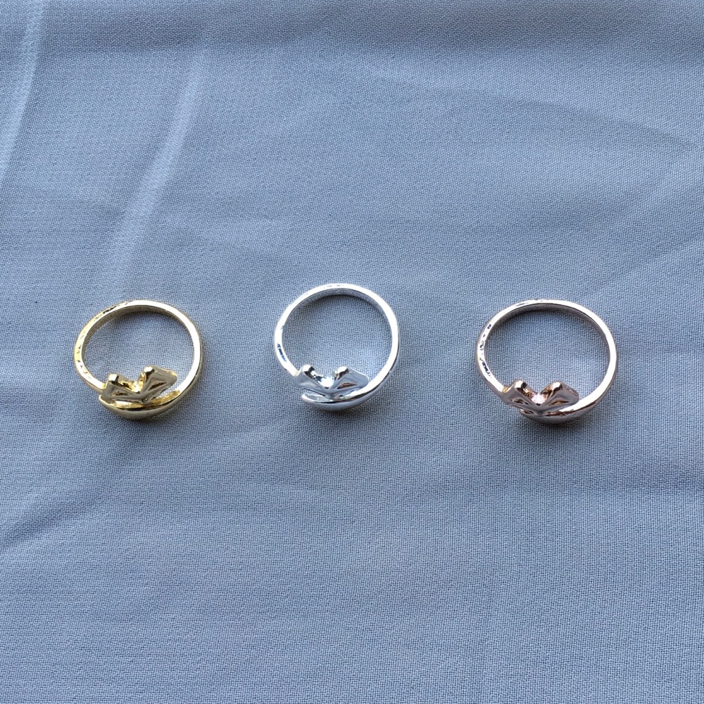 Adorable adjustable fox ring set - Picture 7 of 7